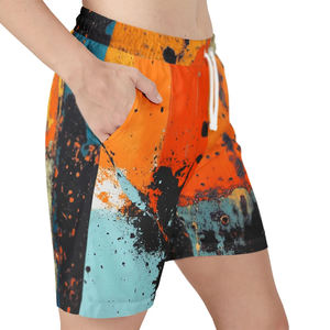 Short imprimé taille moyenne avec poches latérales Short de jogging pour homme Nouvelle arrivée Jogger Jogging Shorts - Product Image 5