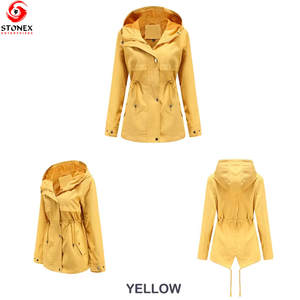 Chaqueta Cortavientos Impermeable de Talla Grande para Mujer, Tendencia Superior, Servicio OEM al por Mayor, Largo Regular - Product Image 4