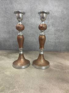 <b>White</b> Finish Metal Candle Holder Set Farmhouse Popular Classic Design for Home Festival Decor Customized Logo - Product Image 6