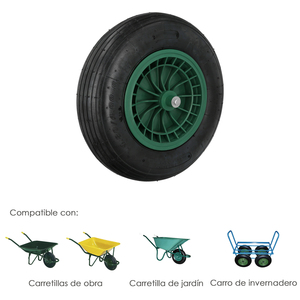 Rueda para Carretilla de Obra/Jardín/Invernadero - Product Image 5