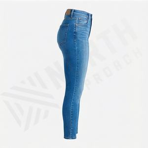 Skinny <b>Women's</b> <b>Jeans</b> Vintage High Waist Quality Denim Bulk Boyfriend <b>Jeans</b> Sexy Style Pants Fashion Trendy Streetwear Trousers - Product Image 3