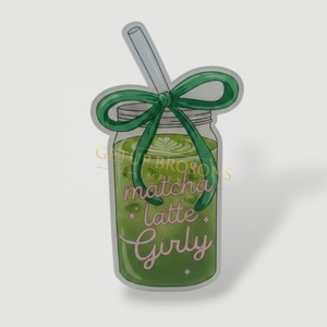 Soporte Magnético Multifuncional Reutilizable y Sostenible de Acrílico Sólido Personalizado para Matcha Latte, Extensiones de Pestañas, Corazón y Mariposa - Product Image 1