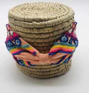 Hand-Embroidered Evil Eye Girls <b>Headband</b> Soft Cushioned All-<b>Beaded</b> Hairband Easy to Wear Cute Kids Accessory Style - Product Image 2