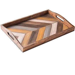 Bandejas de madera de diseño simple para servir comida deliciosa y postres Hoteles Restaurantes y uso de servicio de cocina casera - Product Image 5