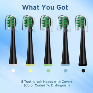 Advanced Nylon Brush <b>Head</b> Replacement for Deep Clean Electric <b>Toothbrushes</b> Compatible with Hotel & Household Use - Product Image 3