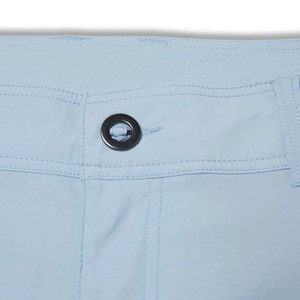 Short de pêche léger 100% polyester de couleur unie pour hommes à séchage rapide poches à taille élastique écologique pêche à séchage rapide - Product Image 3