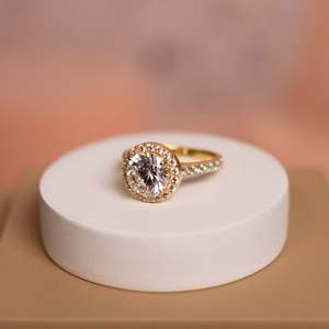 NOVAMART Fine Silverings 925 Sterling <b>Silver</b> Forever <b>Solitaire</b> <b>Ring</b> with Zircon Rhodium Plated Hip Hop Style for Engagement Beze - Product Image 1