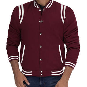 เสื้อแจ็กเก็ตผ้าฟลีซสำหรับผู้ชายเสื้อแจ็กเก็ตผ้าแคนวาสและหนังสไตล์ลำลองพร้อมคอตั้งขนาดผู้ใหญ่ - Product Image 1