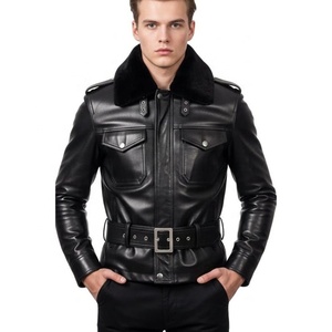 Best Quality Top Model Genuine Leather Men Jackets Most Popular Quality Custom Breathable Men Leather Jacket - Product Image 1