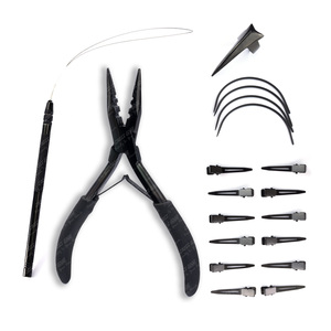 Kit d'outils d'extension de cheveux Micro Nano Perles Pince d'ouverture de sertissage Anneau de séparation de cheveux et outil de boucle Pinces à cheveux Prix de gros - Product Image 5