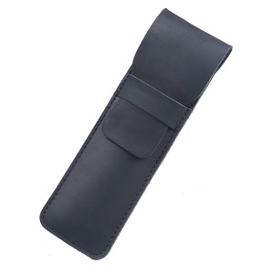 Estuche para lápices de cuero Simple Vintage con cremallera, soporte de papelería, estuche para bolígrafos, caja para gafas, útiles escolares convenientes con Clips para bolsos - Product Image 1