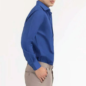 แขนยาวของผู้ชายผ้าโพลีเอสเตอร์หรือผ้าฝ้าย100% สีต่างกันงานตามสั่ง - Product Image 6