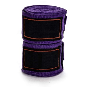 Venta al por mayor Muay Thai boxeo mano envuelve 2,5 m/3m logotipo personalizado impresión ecológico transpirable algodón muñequera protección vendaje - Product Image 6