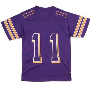 Maillot de baseball personnalisé de haute qualité pour hommes 100% polyester brodé vêtements de sport respirants - Product Image 4