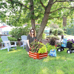 Caja de maceta de cama de jardín elevada de metal de acero galvanizado para uso doméstico al aire libre - Product Image 6