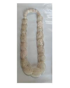 Collar de Resina de Color Blanco, Joyería de Moda Altamente Pulida, para Fiestas, Compromisos, Collar de Resina para Mujer, Precio al por Mayor - Product Image 1