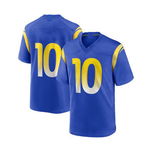 Camiseta de fútbol americano de secado rápido hecha a medida, diseño de tendencia superior, ropa deportiva, camiseta sublimada - Product Image 1