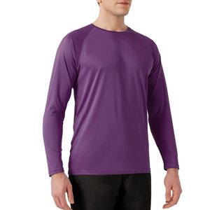 Men's Lightweight Quick Dry Moisture Wicking UPF Rash Guard <b>Swim</b> Shirt <b>Long</b> <b>Sleeve</b> with Wrinkle Resistant for Adults - Product Image 4