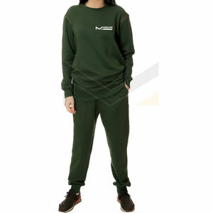 OEM Wholesale Fitted <b>Sweat</b> suit 2 Piece Custom Sport Jogging Suits Plain Women Sportswear Tracksuit - Product Image 1