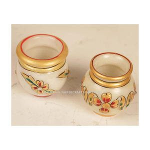 Fabricante y Exportador Indio de Matkis de Mármol Makrana Puro Hechos a Mano, de Primera Calidad, Estilo Antiguo, para Decoración del Hogar y Hoteles - Product Image 2