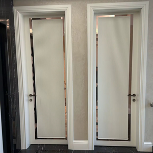 Design personnalisé Laqué à haute brillance Chambre intérieure Acier inoxydable Sécurité antivol Maisons modernes Appartements de luxe Bureau - Product Image 1