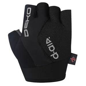 Индивидуальные D-воздушные велосипедные перчатки унисекс мягкие полуперчатки лучший материал для верховой езды черный