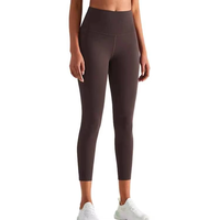 Zachte stoffen, antibacteriële yoga leggings set voor dames, hoge kwaliteit, hoog comfort, sneldrogend, 2-delige gym fitness kleding, elastisch