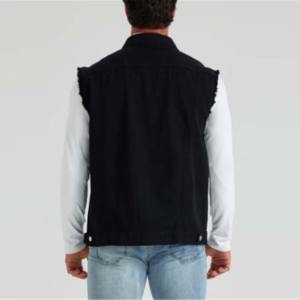 Chaleco Vaquero Transpirable de Moda para Hombre, Talla Grande, Algodón Ecológico, Alta Calidad, Casual, Elegante y Premium - Product Image 6
