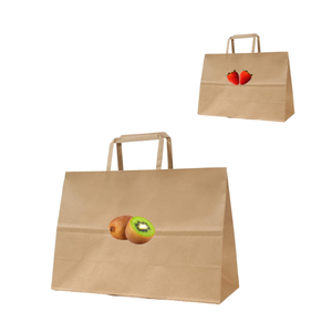 Productos ecológicos al por mayor, bolsa de papel de entrega rápida para frutas y verduras con asas reciclables, hecha en Vietnam - Product Image 6