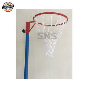 Postes de Netball Portátiles OEM, Resistentes, con Base de Acero Hueco de Gran Peso, Altura Ajustable, en Par - Product Image 1