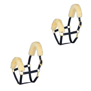 Cabestros de caballo acolchados para la nariz, cabestros de caballo acolchados ajustables suaves y cómodos, a la venta, hechos en Pakistán - Product Image 5