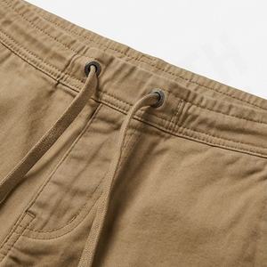 กางเกงลำลอง ระบายอากาศ รูดเชือก ป้องกันรอยยับ สีพื้น ลวดลายเรียบ สไตล์สตรีทแวร์ มีไซส์พลัส ขายส่ง กางเกงผู้ชาย ซักแล้ว ขายส่งจำนวนมาก - Product Image 4