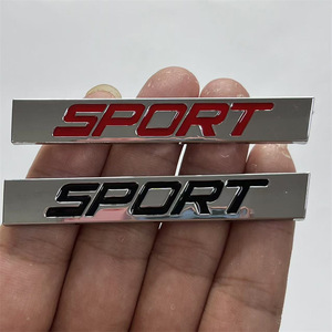 <b>3D</b> Glossy Metal Sport Car Emblem Decal-Customizable Size Film Material Personalized Racing Logo <b>Sticker</b> - Product Image 3