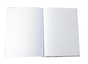 Cahier à couverture rigide en papier de jute fait à la main pour hommes et femmes oiseau sérigraphié à l'ancienne côtelettes postales timbres thème de voyage - Product Image 3