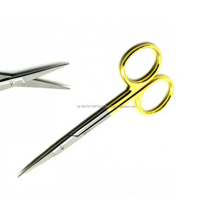 Tijeras Quirúrgicas TC Rectas de 14.5 cm, Acero Inoxidable Alemán, Borde de Corte de Carburo de Tungsteno, Manuales, Certificación CE ISO, OEM - Product Image 4