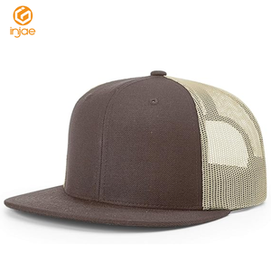 Gorra de camionero OEM ODM DE FÁBRICA DE Vietnam, diseño personalizado, ala plana estructurada, gorra unisex de perfil alto, 6 paneles, tela de poliéster/algodón - Product Image 3
