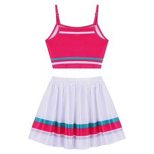 Ventes chaudes d'ensembles d'uniformes de cheerleading personnalisés, 100% polyester, séchage rapide, respirant, qualité supérieure pour une utilisation en extérieur, vente en gros - Product Image 4