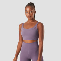 Sport Bra Olahraga Wanita Plus Size Ramah Lingkungan, Bernapas, Dapat Disesuaikan, Berkualitas Tinggi untuk Yoga Putih dengan Label Pribadi