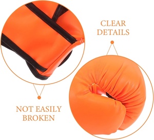 Gants de boxe holographiques personnalisés faits à la main en cuir PU avec logo imprimé, légers, anti-humidité, respirants, fermeture auto-agrippante - Product Image 4