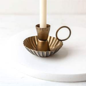 Elegant Retro <b>Gold</b> Metal Taper Candle Stand Wholesale Wedding <b>Decoration</b> Candle Holder, Handheld Banquet <b>Party</b> Candelabra Holder - Product Image 2