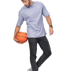 เสื้อยืดโอเวอร์ไซส์สำหรับผู้ชายเสื้อยืดโอเวอร์ไซส์แบบกำหนดเองเสื้อยืดเปล่าสำหรับผู้ชายขนาดพลัสไซส์ - Product Image 1