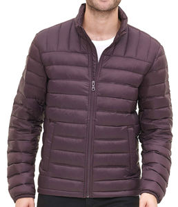 Veste matelassée en toile à capuche pour hommes, imperméable, légère et chaude pour l'hiver, broderie personnalisée, logo, randonnée, camping, mode - Product Image 6