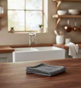 Toalla de Cocina de Algodón Ecológico al por Mayor, 30x50, Tejido Waffle, Alta Absorbencia, Secado Rápido, Premium, con Logotipo Personalizado, Toalla de Mano Moderna para el Hogar - Product Image 4