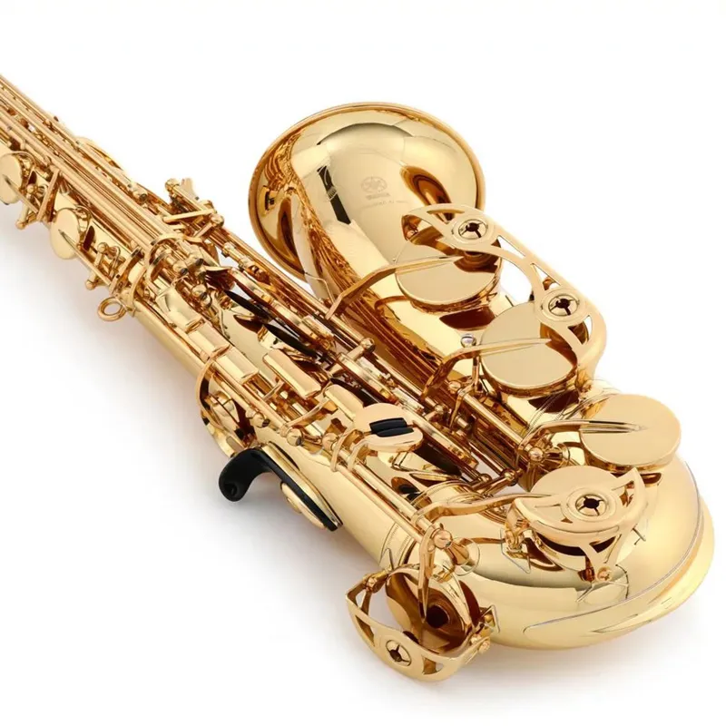 YamahaS YAS62 Profession elle Altsaxophon Goldlack Golden Item Messing Oberflächen verpackung