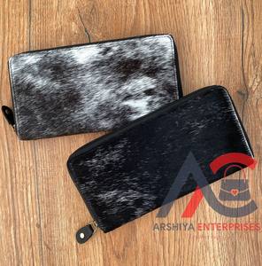 Precio de fábrica, monedero de piel de vaca para mujer, cartera con cremallera, Cartera de mano larga de cuero genuino, tarjetero, carteras para mujer - Product Image 1
