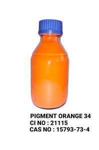 ผงสีเซรามิก FE2O3ปรับแต่งอุณหภูมิสูงสีส้ม34สำหรับการเคลือบสีต่างๆอินเดีย - Product Image 3