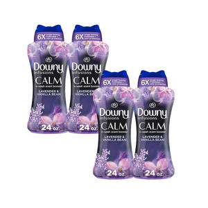 Downy Infusions Calm Lavender Vanilla Bean Scent Liquid <b>Laundry</b> Fabric Softener 150 Loads 101 fl oz Lemon Floral Jasmine - Product Image 3