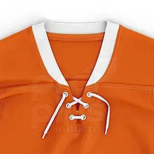 Jersey de Hockey sobre Hielo para Hombre, Talla Grande, Ligero, Transpirable, Ecológico, 100% Poliéster, Servicio OEM Disponible - Product Image 5