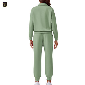 Conjunto de Salón Elegante de Dos Piezas con Diseño de Corte Relajado para Uso Diario, Viajes y Comodidad en el Hogar - Product Image 2