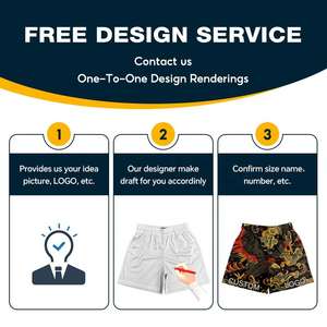 Short sublimé pour hommes en polyester 100% de haute qualité Design Short d'entrejambe de 5 pouces pour hommes Short en maille personnalisé pour hommes - Product Image 5